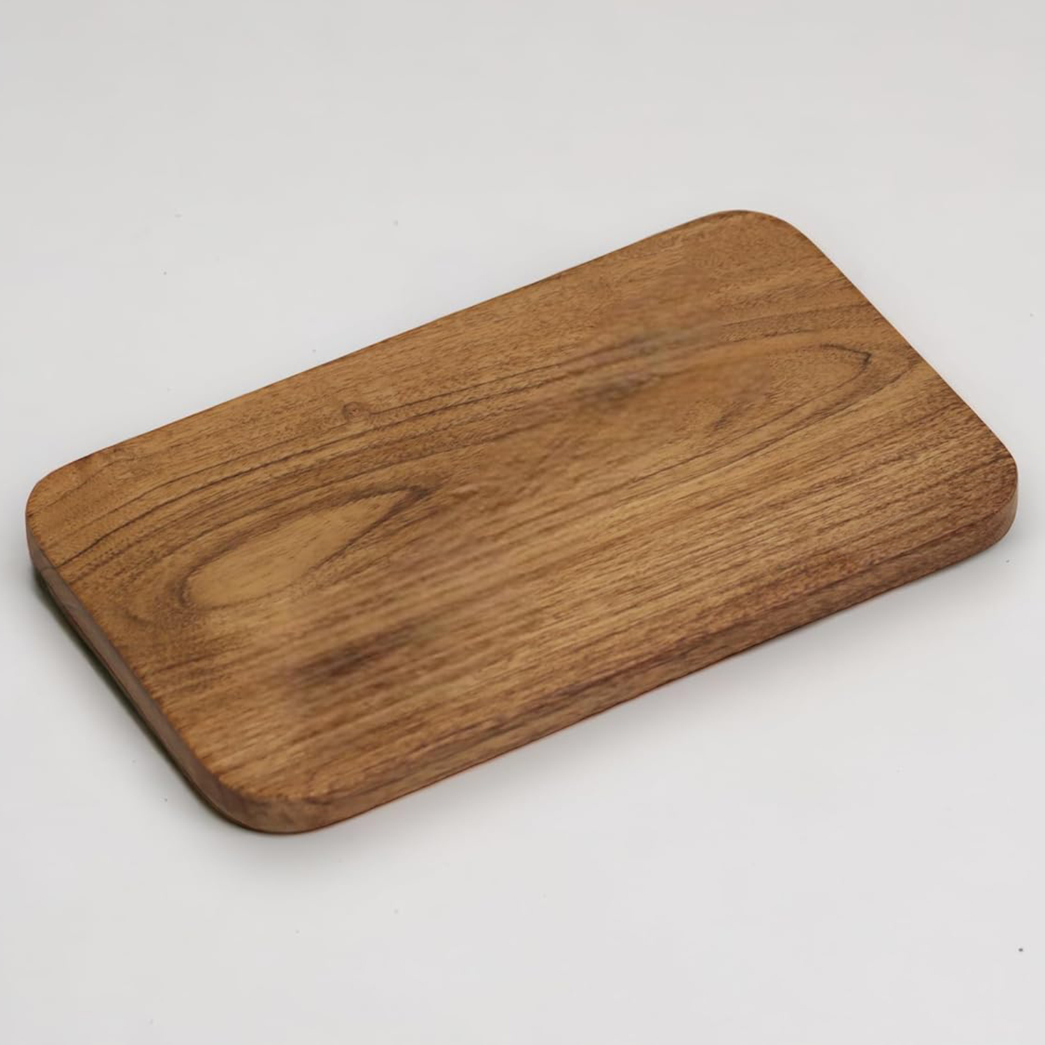 Woodenkart Multipurpose Acacia Wood Kitchen Board (11x8 Inch) | For Chopping & Serving