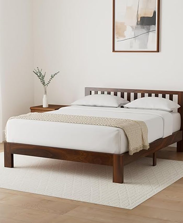WoodenKart 'Built to Last' Wooden Bed King Size